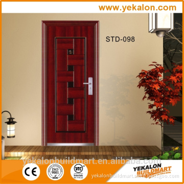 Yekalon STD-098 Modern security steel door, Metal Door, Iron Entrance Door